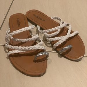 Strapped flip flops